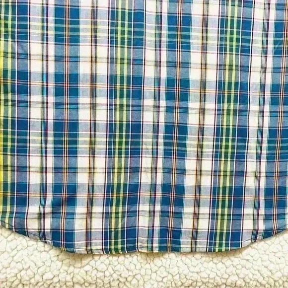 Levi's Barstow Western Short Sleeve Multi Color Checker Plaid Snap Shirt Size L - Picture 12 of 16